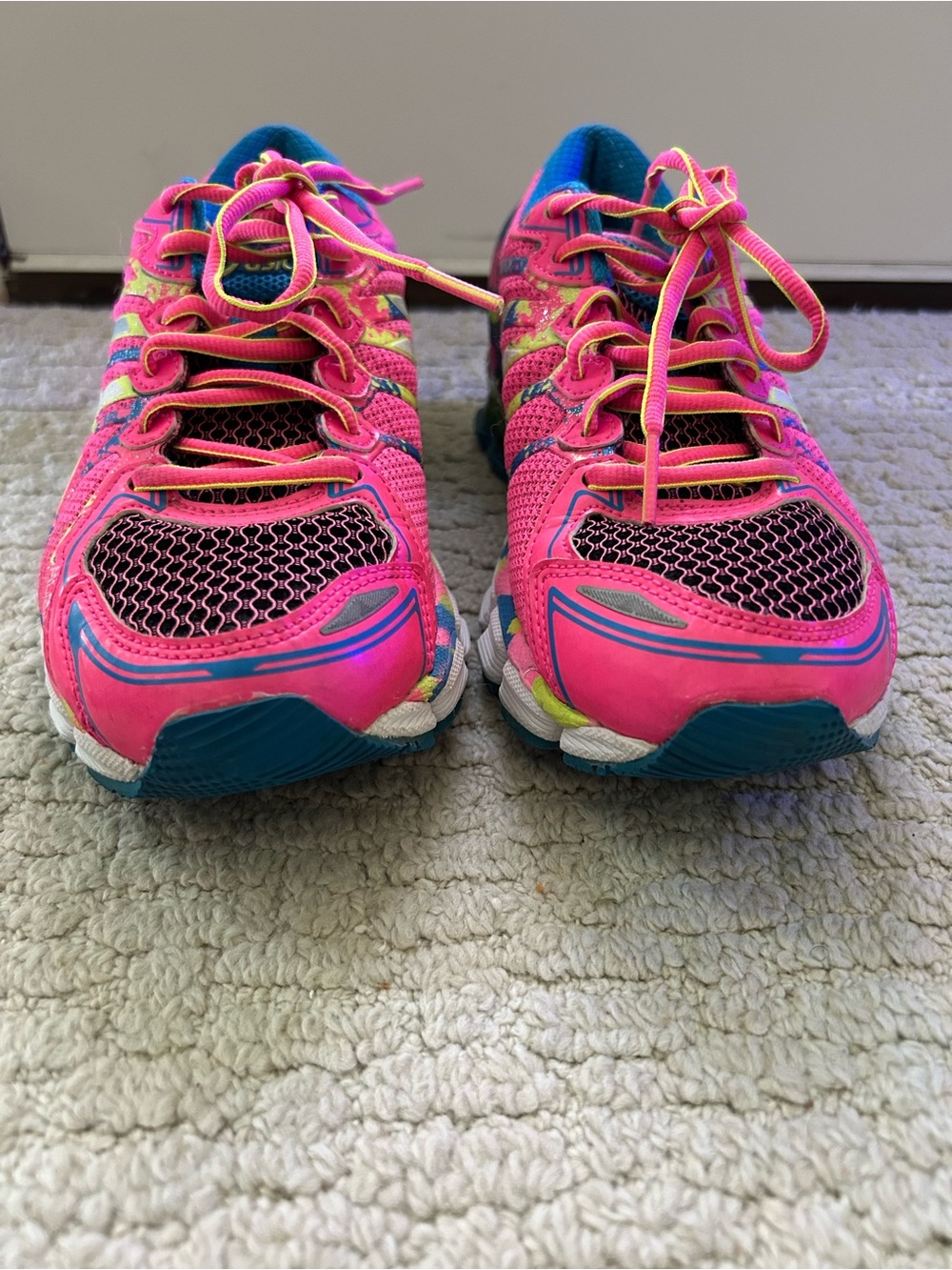 ASICS Women's Gel Sendai 2 Hot Pink Camo Size 7 - Picture 5 of 7